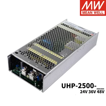MEAN WELL UHP-2500 24V 36V 48V Безвентиляторный Дизайн DC OK 2500 Вт Программируемый Импульсный Источник Питания С PFC Для Лазерной PoE-Машины