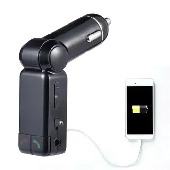 FM-передатчик для автомобиля, адаптер беспроводного радио с USB-накопителем, автомобильное зарядное устройство с двойным USB-выходом, музыкальный плеер для автомобиля