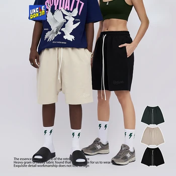 UncleDonJM Шорты с вышивкой Streatwear Мужские с перекрестными штанами Y2k Шорты для Мужчин Баскетбольные Шорты