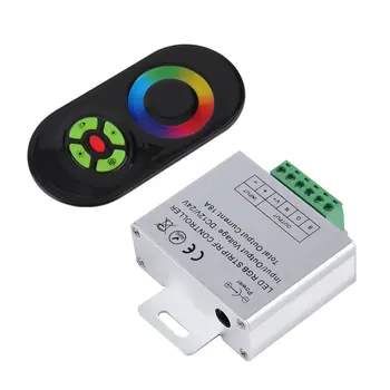 Новый сенсорный контроллер RGB DC12V 24V Беспроводной светодиодный контроллер RF Сенсорная панель Светодиодный Диммер пульт дистанционного управления RGB