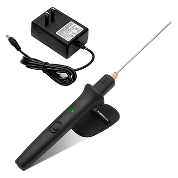 Пенорезка, черная 10-сантиметровая ручка-резак с подсветкой, электрический режущий инструмент для ручной работы, штепсельная вилка США