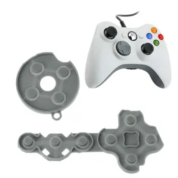 Токопроводящие резиновые силиконовые накладки для контактной кнопки беспроводного контроллера Microsoft для xbox D-Pad Запасные части Accs