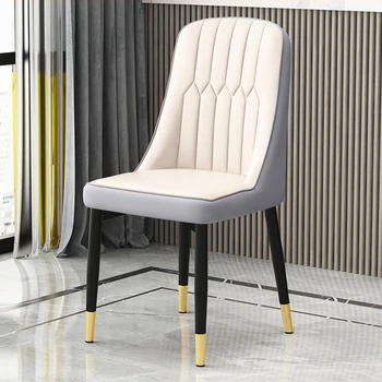 Удобные Обеденные Стулья Прочное Влагостойкое Кожаное Кресло Для Гостиной Nordic Эргономичная Мебель Sillas Simplicity