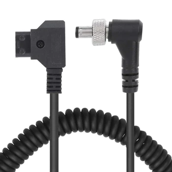 Спиральный шнур питания D Tap to DCRight для ЖК-мониторов Assist D Tap to DCRight 12 В, фиксирующее устройство, пружинная прямая поставка
