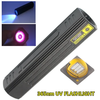 Светодиодный ультрафиолетовый фонарик Blacklight 365NM Mini USB-фонарик-вспышка для удаления пятен от мочи домашних животных, портативные фонарики черного света