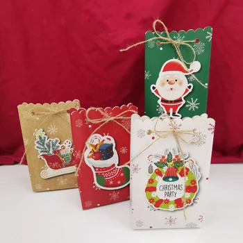 Рождественская подарочная коробка, Креативная Портативная упаковка для подарков, Свадебные принадлежности, Сладкая подарочная сумка, Таинственный набор с сюрпризом.
