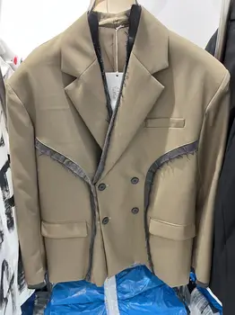 AD9028 Модные Мужские Пальто и Куртки 2023 Взлетно-посадочной полосы Роскошный известный Бренд Европейский Дизайн вечерние стиль Мужская Одежда