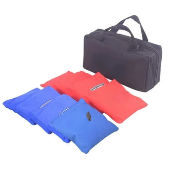 Набор сумок с отверстиями для игр в бобы, всепогодная конструкция, в комплекте чехол – /Синий