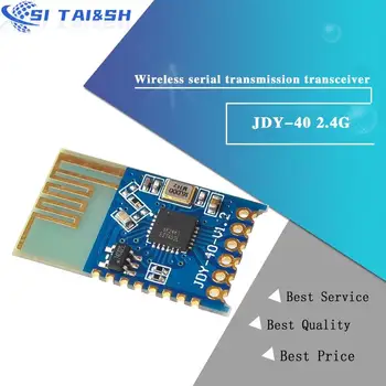 JDY-40 Беспроводной приемопередатчик с последовательным портом 2.4G и модуль удаленной связи IO TTL Diy Electronic для Arduino