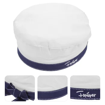 Шляпа Униформа Девушки Берет Женщина Повседневное Женское Представление Моряк Косплей Белые Шляпы Кепка Лето