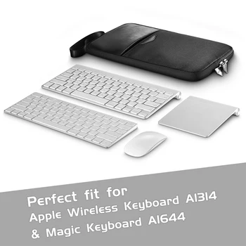 Сумка для хранения клавиатуры, пылезащитный чехол на молнии, защитные аксессуары, портативный неопреновый чехол, водонепроницаемый для Apple Magic
