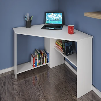 Современная простая полка для хранения, комбинированный компьютерный стол для домашнего офиса