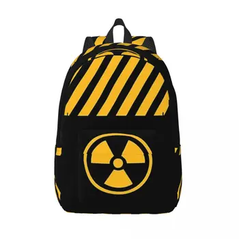 Желтая Радиоактивная Женщина, Маленькие рюкзаки, Сумка для книг для мальчиков и девочек, повседневная сумка через плечо, Портативный рюкзак для ноутбука, Школьные сумки для студентов