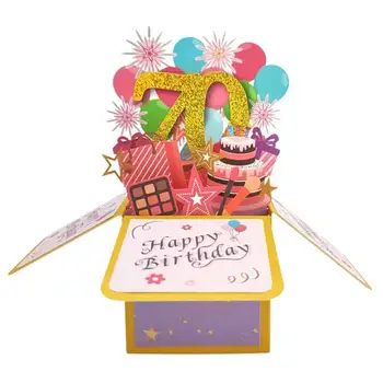 Поздравительные открытки с Днем рождения, Букет цветов, Бумажный цветок 3D Up, Пасхальные Поздравительные открытки с Днем рождения, Открытки Happy Birthday Up