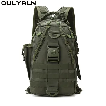 Oulylan Удобный рюкзак для рыбалки, мужской тактический рюкзак, мужской открытый Многофункциональный рюкзак для кемпинга, сумка для скалолазания, наплечная сумка