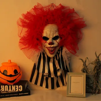 Художник в маске террора на Хэллоуин, декор охотничьего дома, дизайн клоуна, осенний фестиваль, карнавал, сувениры для дома и сада