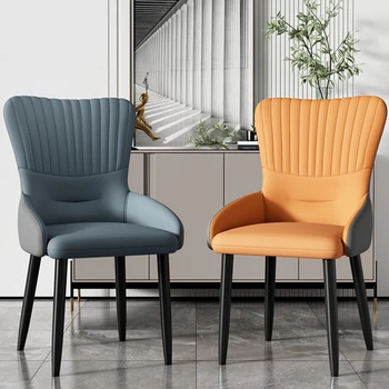 Современные креативные Обеденные стулья, Табуретки для отдыха, Роскошные обеденные стулья для кухни, кресло, мебель для столовой в скандинавских ресторанах