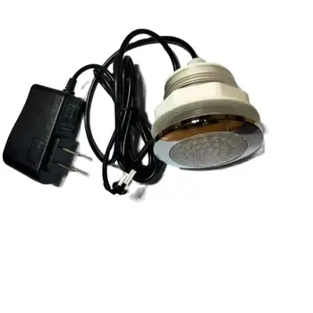 50шт водонепроницаемая RGB подводная ванна светодиодная лампа для джакузи размер отверстия 53-55 мм-60 мм автоматически светодиодная лампа для спа-салона 7 цветов 50 адаптер
