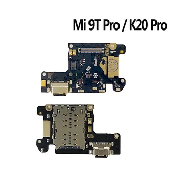 Для Mi 9T Pro Порт Зарядки Печатная Плата USB-Док-станция Для Зарядки с Микрофоном Гибкий Кабель Для Xiaomi Redmi K20 Pro Запчасти
