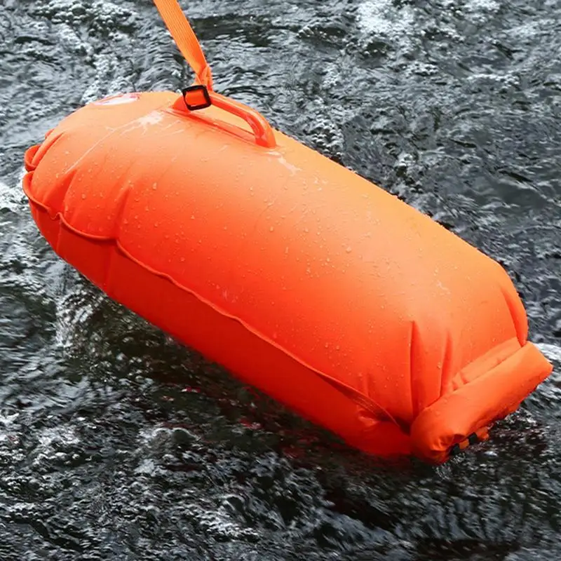 Сухие сумки для плавания Дрейфующий буй Drybag для безопасности Ярких цветов Летняя надувная сумка для гребли на байдарках и рафтинга