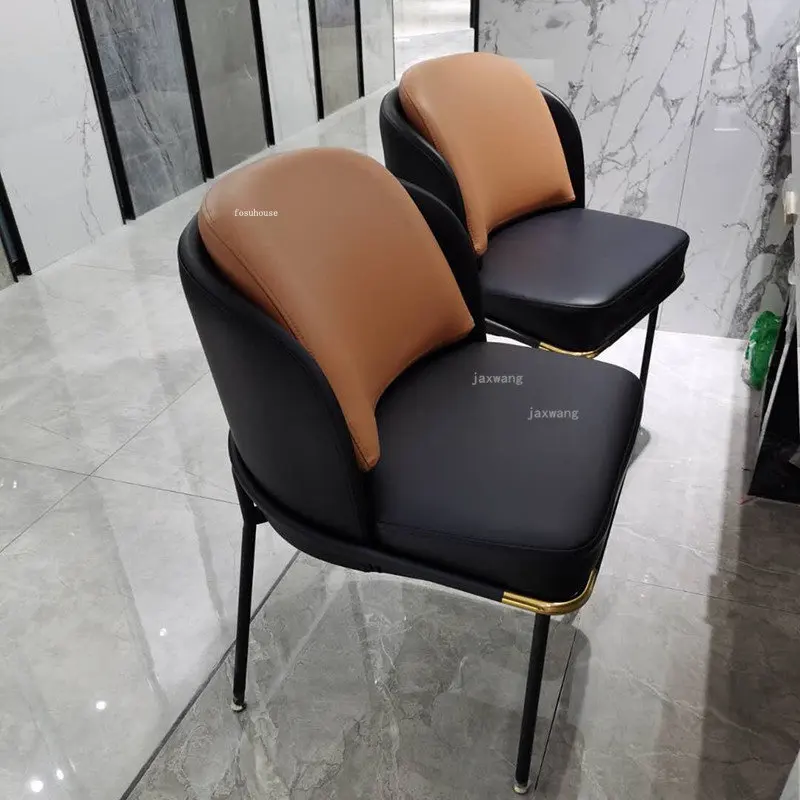 Обеденные стулья из скандинавского бархата, Легкая роскошная мебель для гостиной, обеденный стул для домашней кухни, Современные минималистичные стулья для отдыха