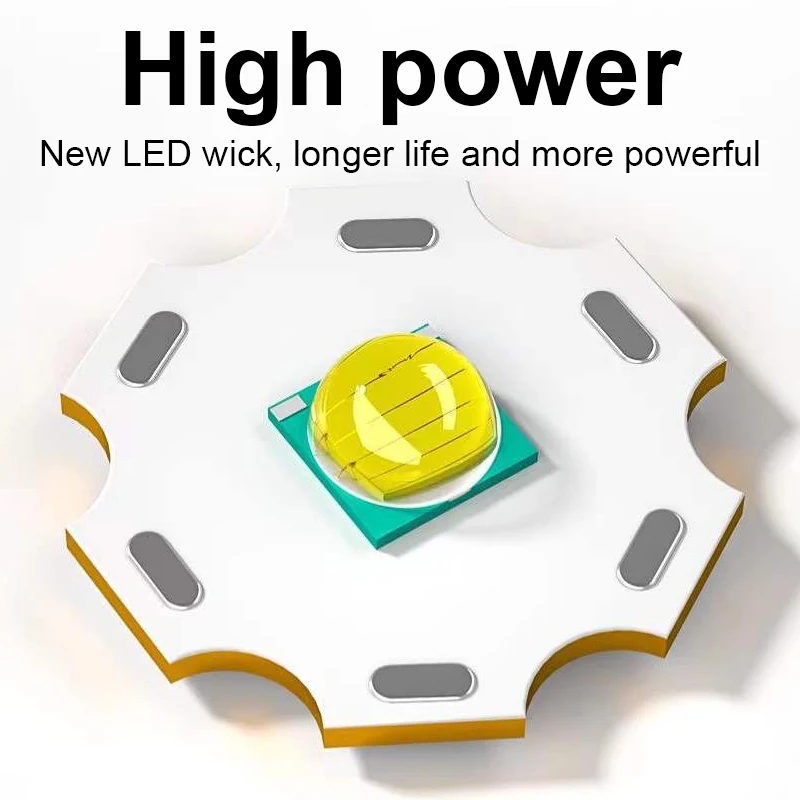 Новейший светодиодный фонарик с высокой яркостью 2023 года, тактический мощный USB-зарядка, Встроенный литиевый аккумулятор емкостью 3000 мАч, портативный прожектор