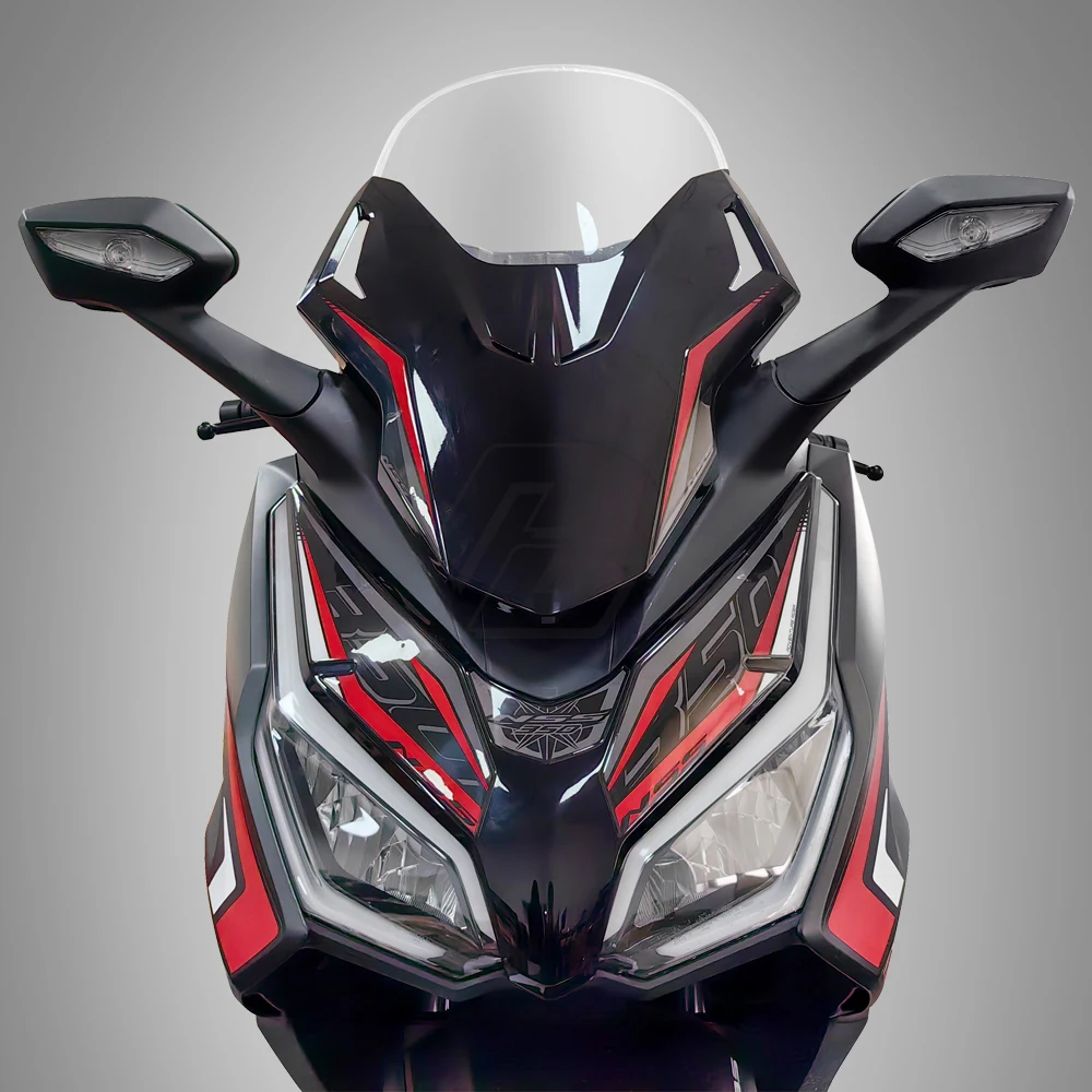 Наклейка на передний обтекатель мотоцикла из 3D смолы для Honda Forza NSS 350 с 2023 года