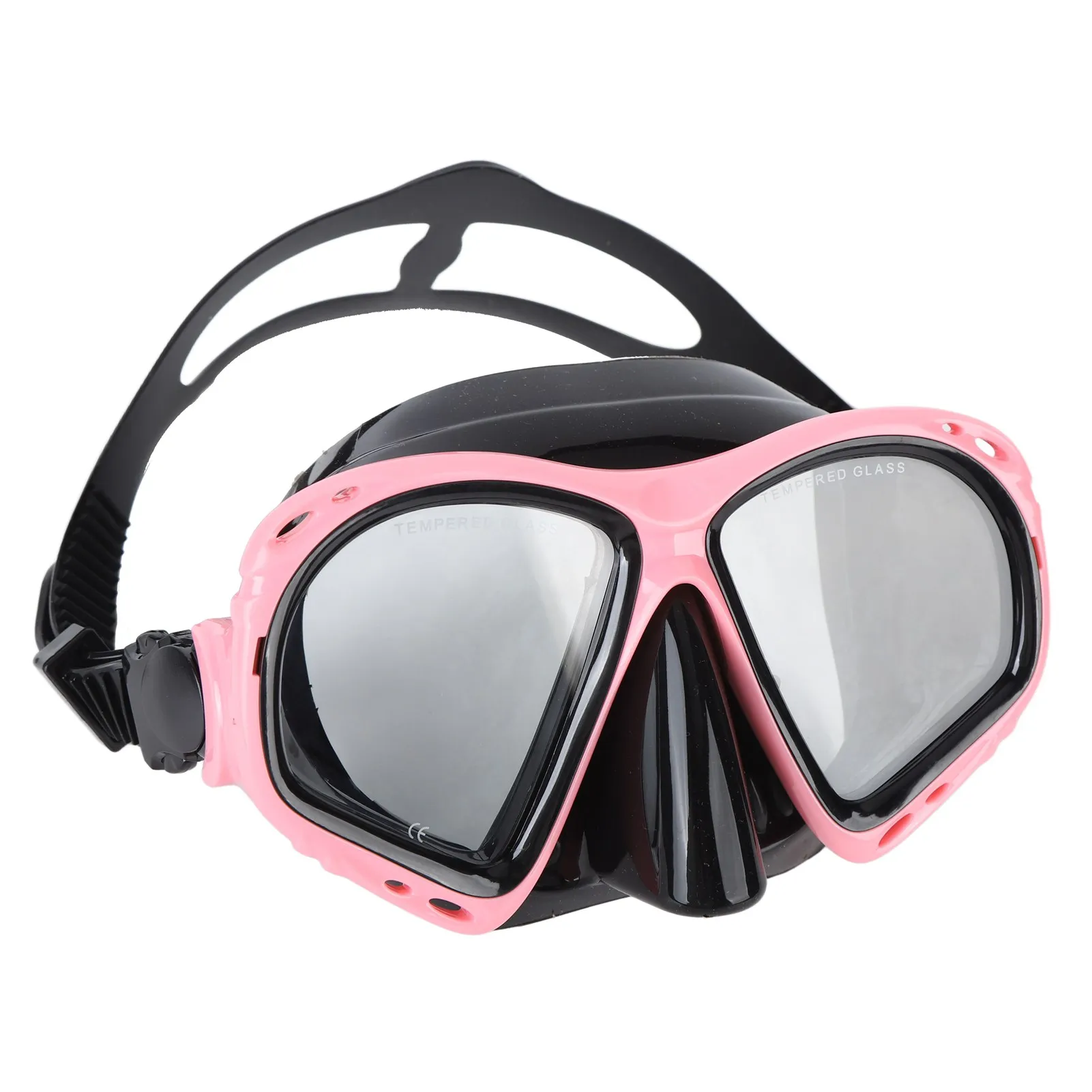 Маска для подводного плавания, Мужские И женские очки для плавания, Большие, с хорошей герметизацией, противотуманные, с двойным эластичным ремешком, водонепроницаемые Очки для дайвинга на открытом воздухе