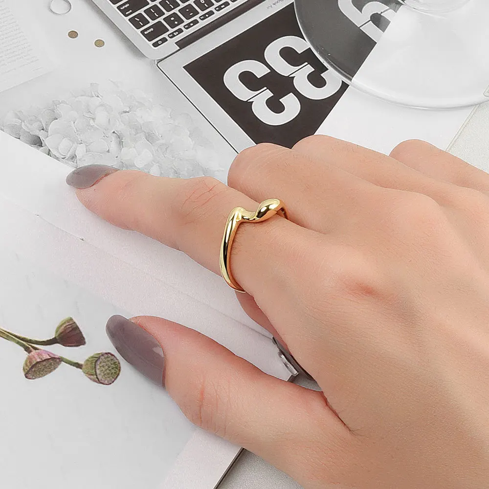 Кольцо Charming Lines для женщин и мужчин, винтажные вечерние кольца в стиле бохо, ювелирные изделия в стиле готический панк, подарки для девочек