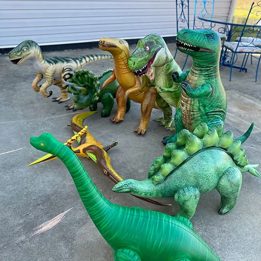 Новые гигантские надувные динозавры, Надувная игрушка, реалистичные воздушные шары юрского периода, ПВХ, Подарок для детей, украшение для вечеринки по случаю Дня рождения