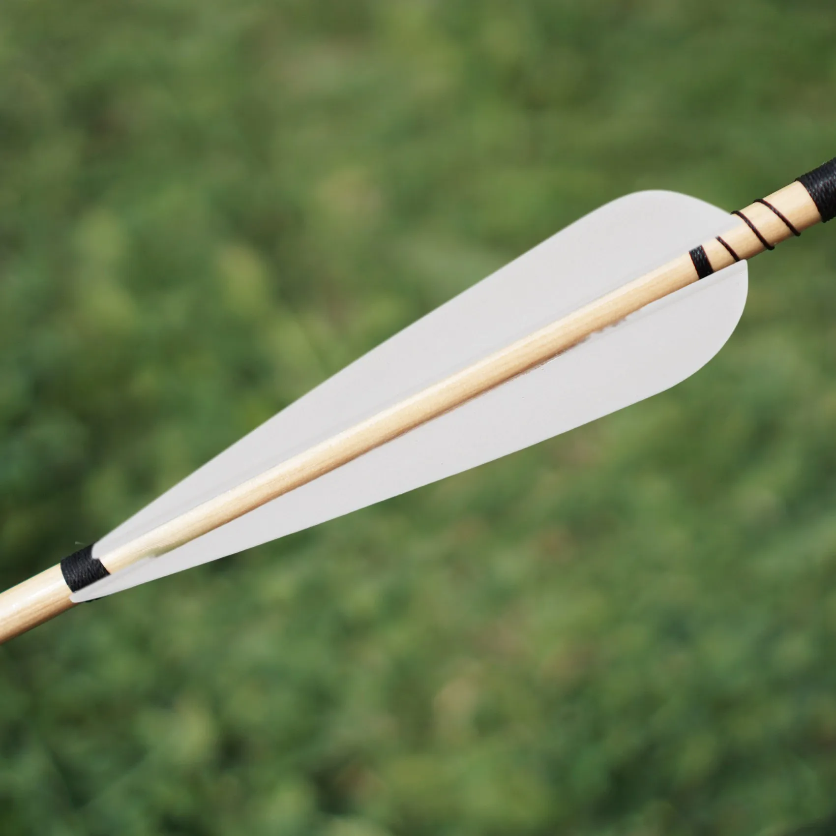 Лопасти стрел с 4-дюймовым пластиковым оперением для стрел из лука своими руками, 50 шт. (белые)