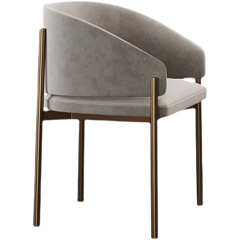 Дизайнерское кресло Nordic Individual, Современные Роскошные Мягкие стулья для столовой, Салонный стиль, Silla Plegable Кухонная мебель CC50CY