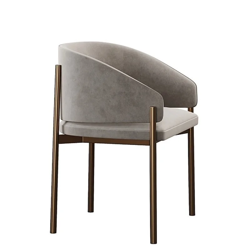 Дизайнерское кресло Nordic Individual, Современные Роскошные Мягкие стулья для столовой, Салонный стиль, Silla Plegable Кухонная мебель CC50CY