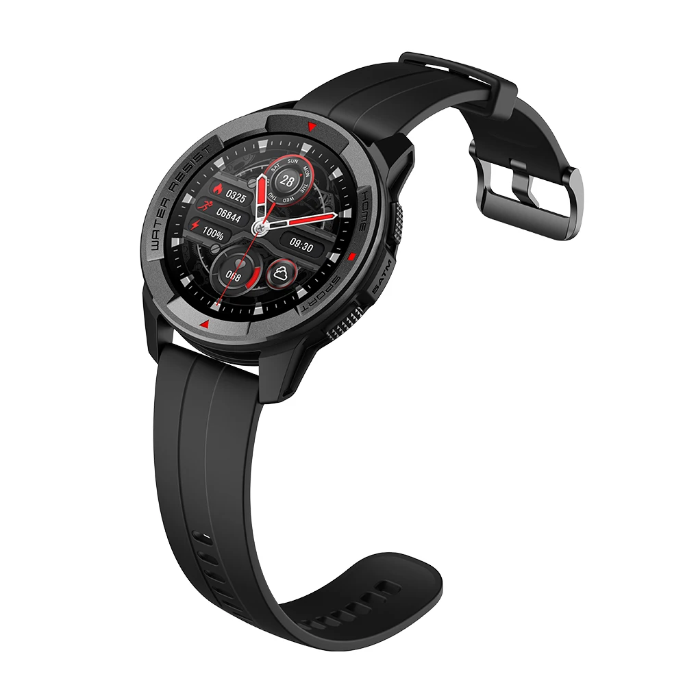 Оригинальные Смарт-Часы Mibro X1 Глобальной Версии 1,3-дюймовый AMOLED-Экран SpO2 Монитор Сердечного Ритма Bluetooth Smartwatch Для iOS Android