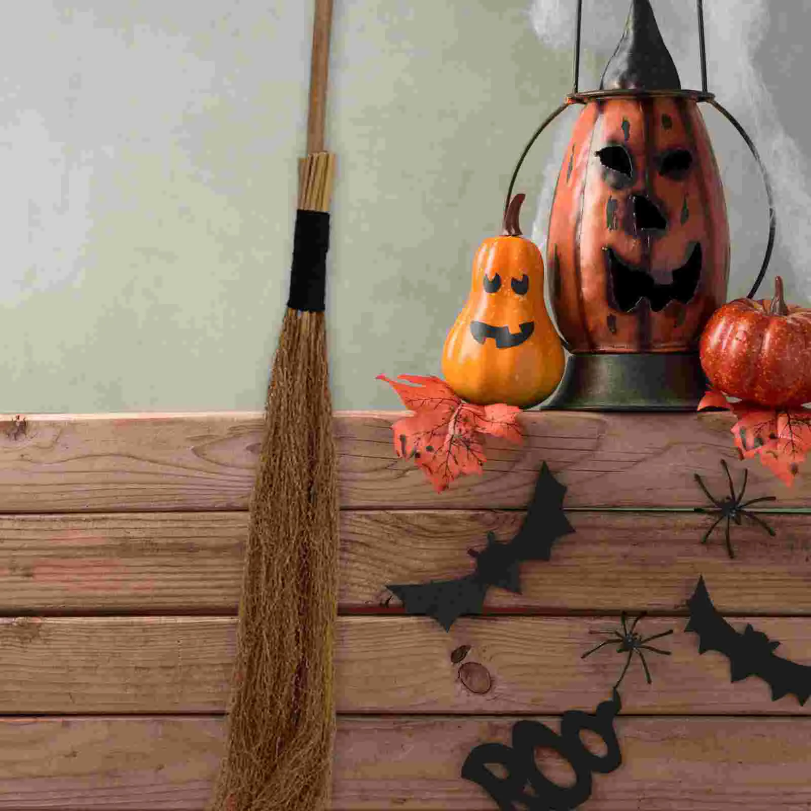 Метла Волшебника на Хэллоуин, реквизит для метел, одежда для малышей, принадлежности для чистых летающих ведьм, декор для малышей из дерева, поделки из дерева