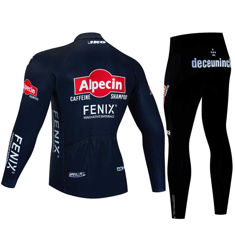 Alpecin Велосипедная одежда с длинным рукавом MTB Велосипед Велосипедная одежда Велосипедный костюм Осенняя Велосипедная одежда Одежда для горных велосипедов