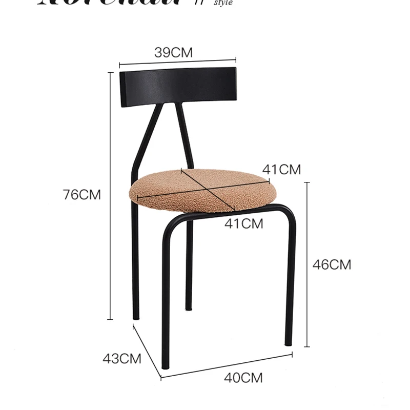 Современные обеденные стулья Nordic, ожидающие четкого макияжа, Уникальные обеденные стулья, экономящие пространство, Удобная мебель для гостиной Silla