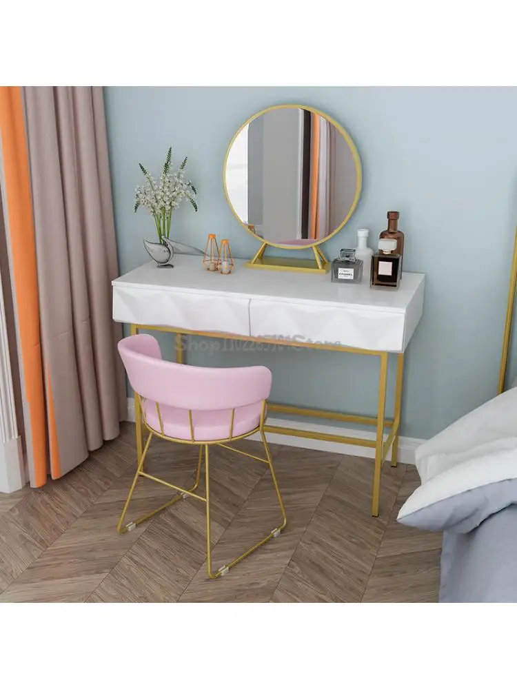 Nordic influencer легкий роскошный обеденный стул, стул для маникюра, туалетный стул, простой современный бытовой табурет для макияжа, табурет для заднего стола
