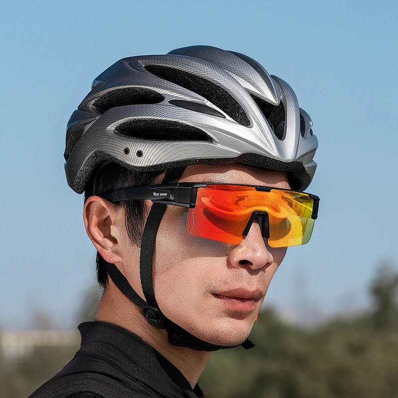 WEST BIKING Фотохромные велосипедные очки Надеваются поверх солнцезащитных очков для близоруких с поляризацией UV 400 Очки для рыбалки на велосипеде Классные Эстетичные очки