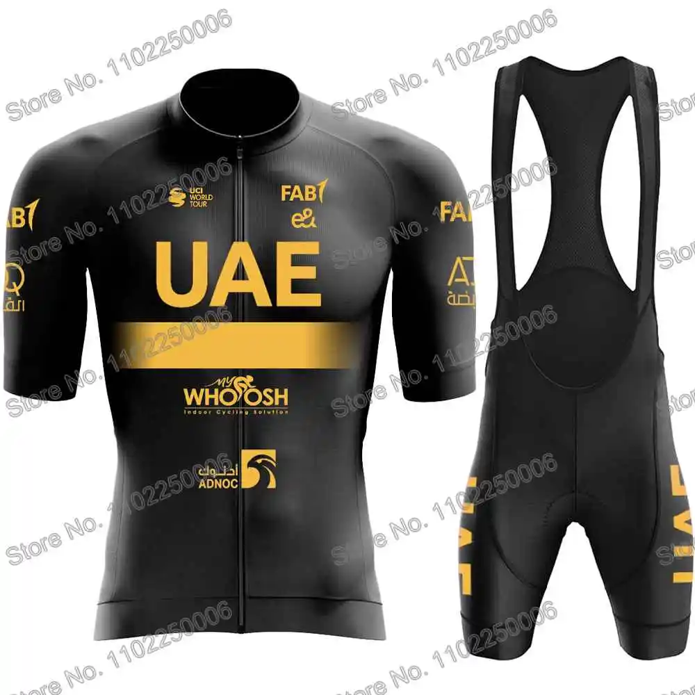 Мужская майка команды ОАЭ по велоспорту 2023, велосипедная одежда, Летняя рубашка для шоссейных гонок, костюм с коротким рукавом, MTB Велосипедный нагрудник, шорты