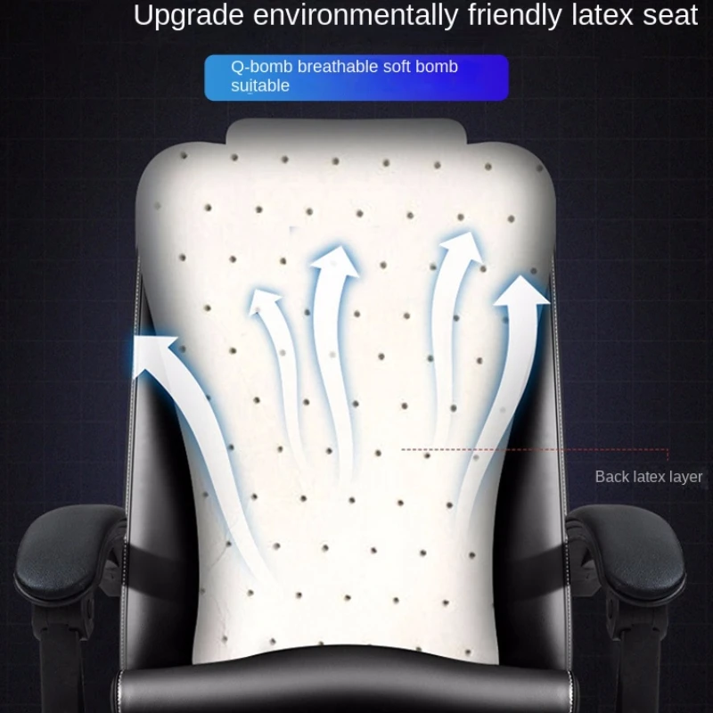 Удобное Подъемное Вращающееся кресло с защитой от насекомых из латекса Эргономичная Регулируемая Спинка Boss Chairs для дома или офиса