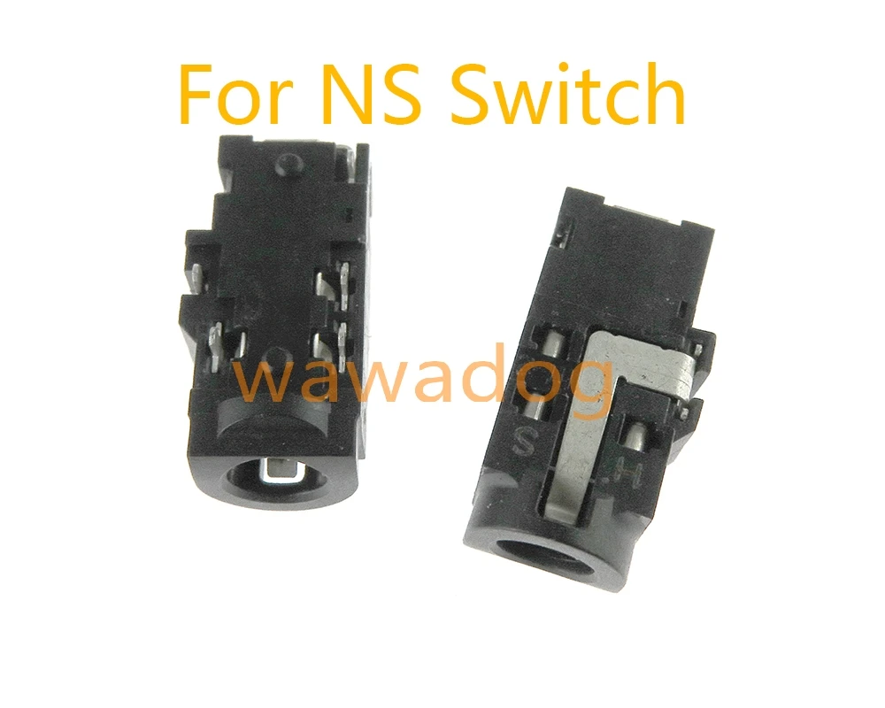 30 шт., Оригинальный Новый для NS Switch, разъем для подключения гарнитуры, разъем для наушников, разъем для подключения наушников