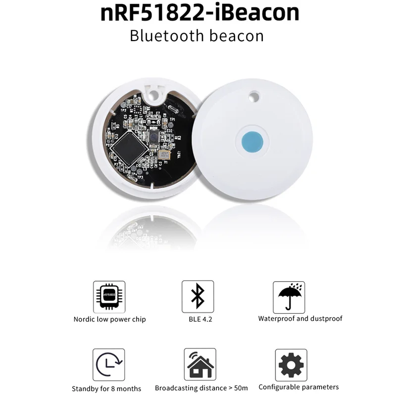 Модуль Bluetooth NRF51822 Базовая станция Ibeacon Позиционирующий маяк ближнего поля позиционирования с оболочкой