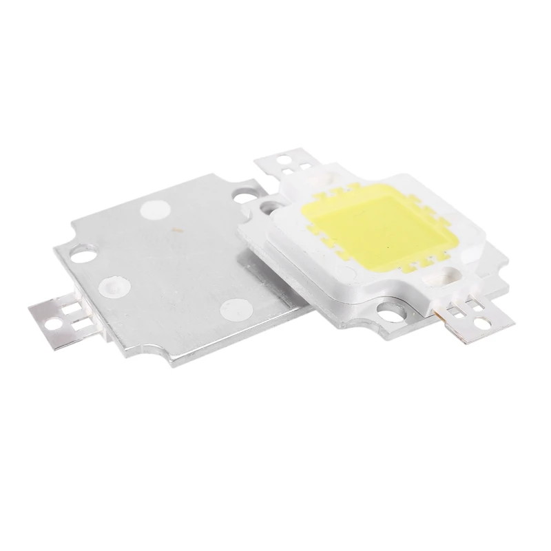 100ШТ 10 Вт светодиод чисто белый высокой мощности 1100ЛМ светодиодная лампа SMD чип лампочка постоянного тока 9-12 В