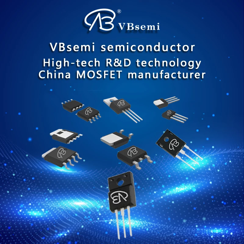 MOSFET IRF7406TRPBF SOP-8 Интегральные схемы с полевой лампой VBsemi На дискретном полупроводниковом транзисторе VBsemi Вместо