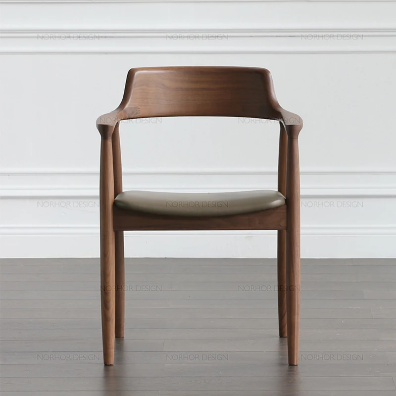 Дизайн деревянного садового мобильного стула для ресторана Relax Офисный деревянный стул Эргономичная кухонная мебель для дома от Hogar