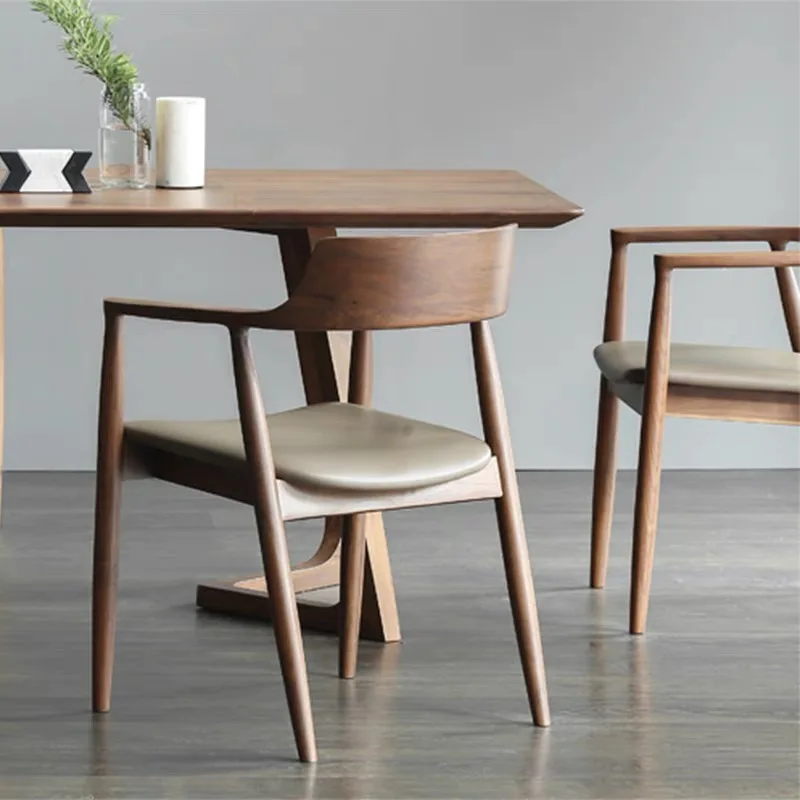 Дизайн деревянного садового мобильного стула для ресторана Relax Офисный деревянный стул Эргономичная кухонная мебель для дома от Hogar