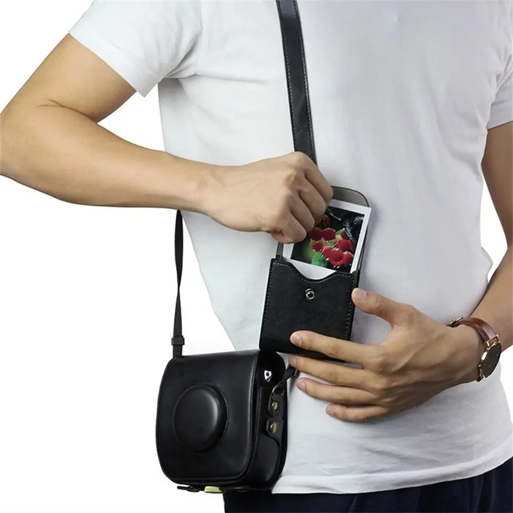 Сумка для хранения фотографий в стиле ретро, водонепроницаемая мини-сумка для Instax, чехол для фотокамеры из искусственной кожи, фоточехол для Instax SQ20 SQ10 SQ6