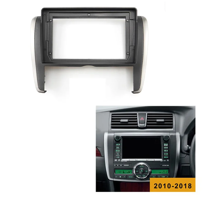 Двойная 2 Din DVD-радио Стерео панель приборной панели для Toyota Allion 2010-2018 9-дюймовая панель управления автомобилем, Навигационная рамка