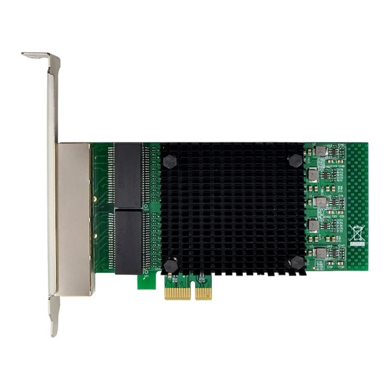 Гигабитная сетевая карта RISE-PCI-E X1 82571 ГБ 4-портовая серверная сетевая карта с истекшим сроком службы 9402PT Гигабитная сетевая карта